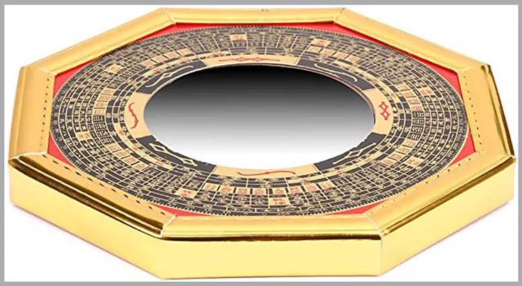 Sử dụng gương bát quái lõm để hút tài lộc, vượng khí