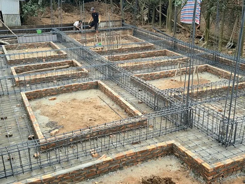 Móng băng cho nhà cấp 4