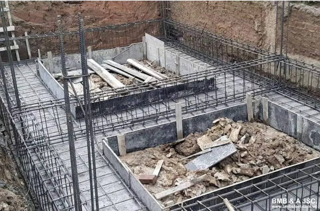 Móng băng nhà 3 tầng