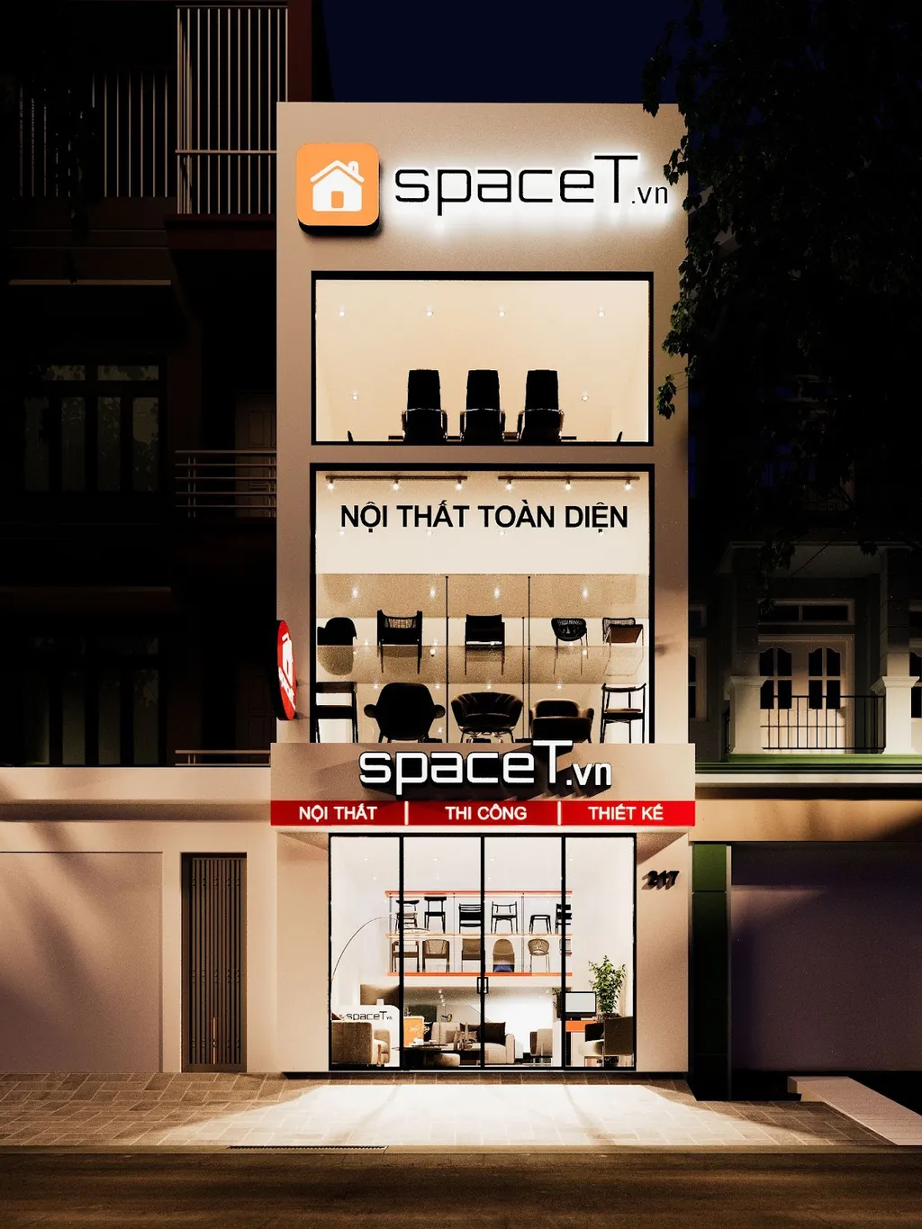 Showroom nội thất Space T