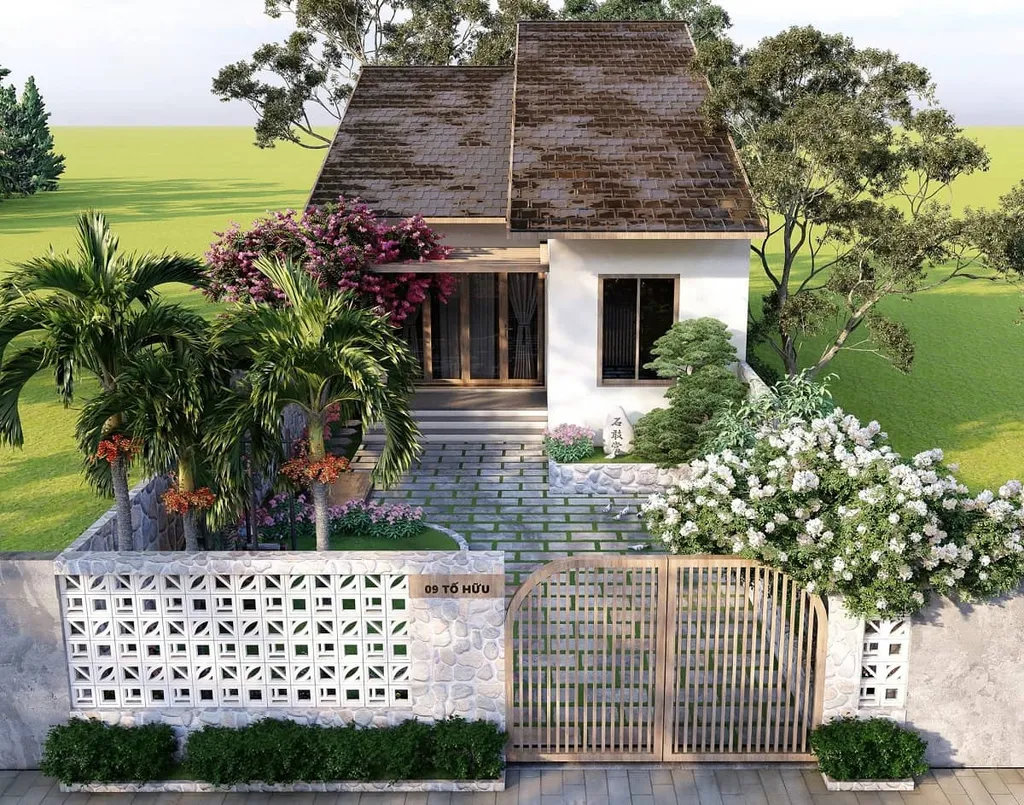 Mẫu nhà vườn nhỏ đẹp hiện đại