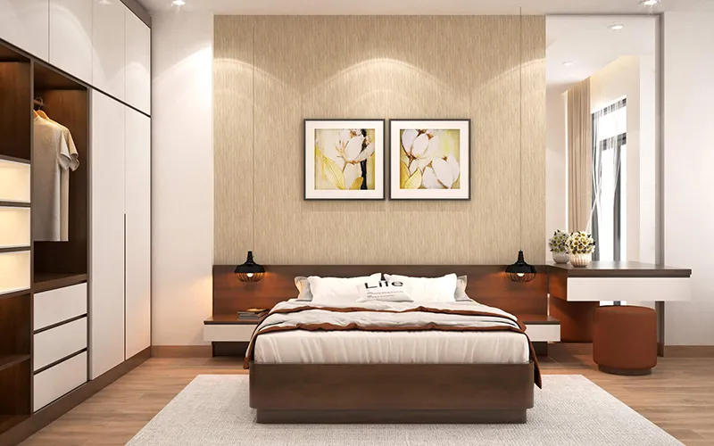 Màu nâu và be rất hợp với chủ nhà mệnh Thổ