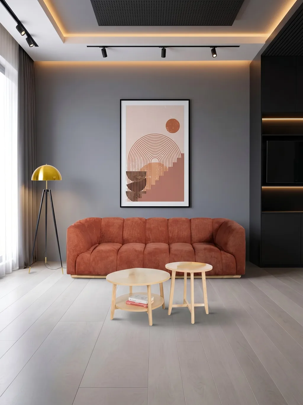Combo nội thất phòng khách Sunset Terracotta