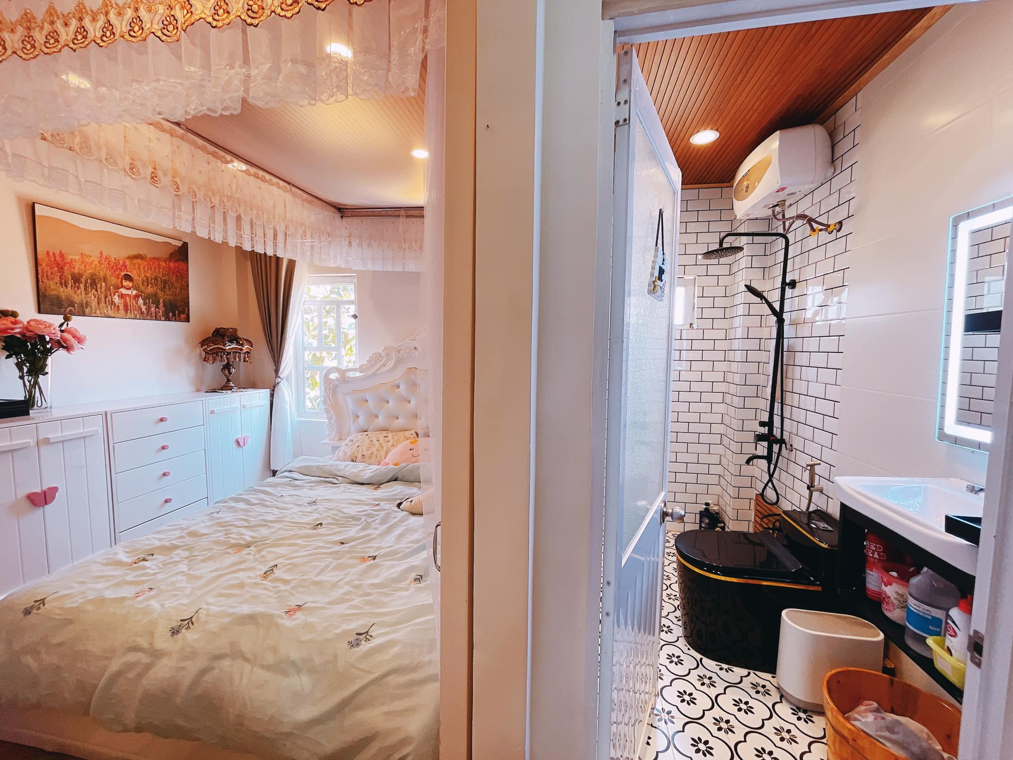 Phòng ngủ, Phòng tắm - Cải tạo nhà nhỏ tại Đà Lạt khéo léo gia tăng thêm không gian 