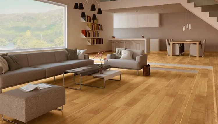 Các chi tiết gỗ mang lại không gian ấm áp