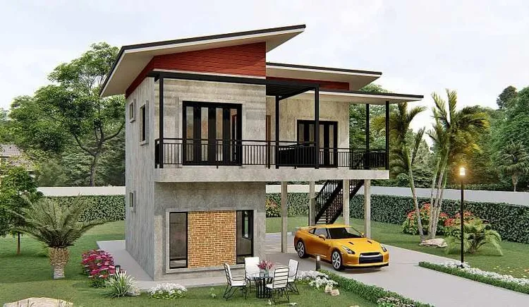 Mẫu nhà này được thiết kế đơn giản, tiết kiệm chi phí, và thường có diện tích nhỏ hơn so với các loại nhà cửa cao cấp.