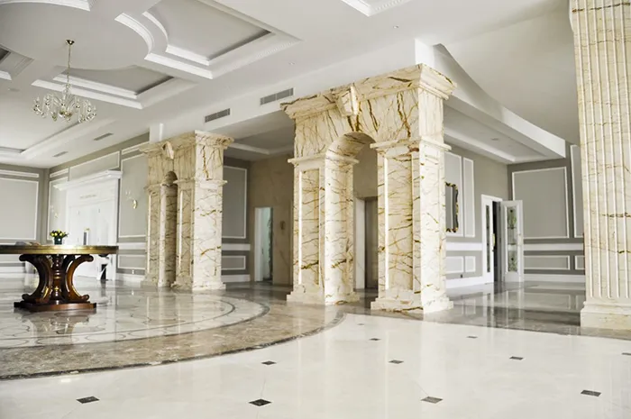 Mẫu đá marble ốp cột đang được chuộng nhất
