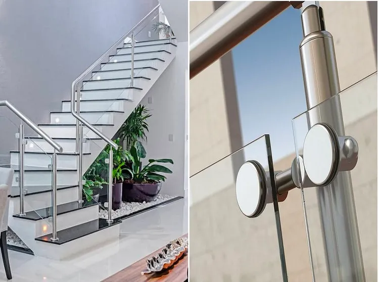 Với thiết kế đơn giản nhưng không kém phần tinh tế, tay vịn cầu thang bằng inox là lựa chọn hoàn hảo cho những không gian nội thất hiện đại và sang trọng