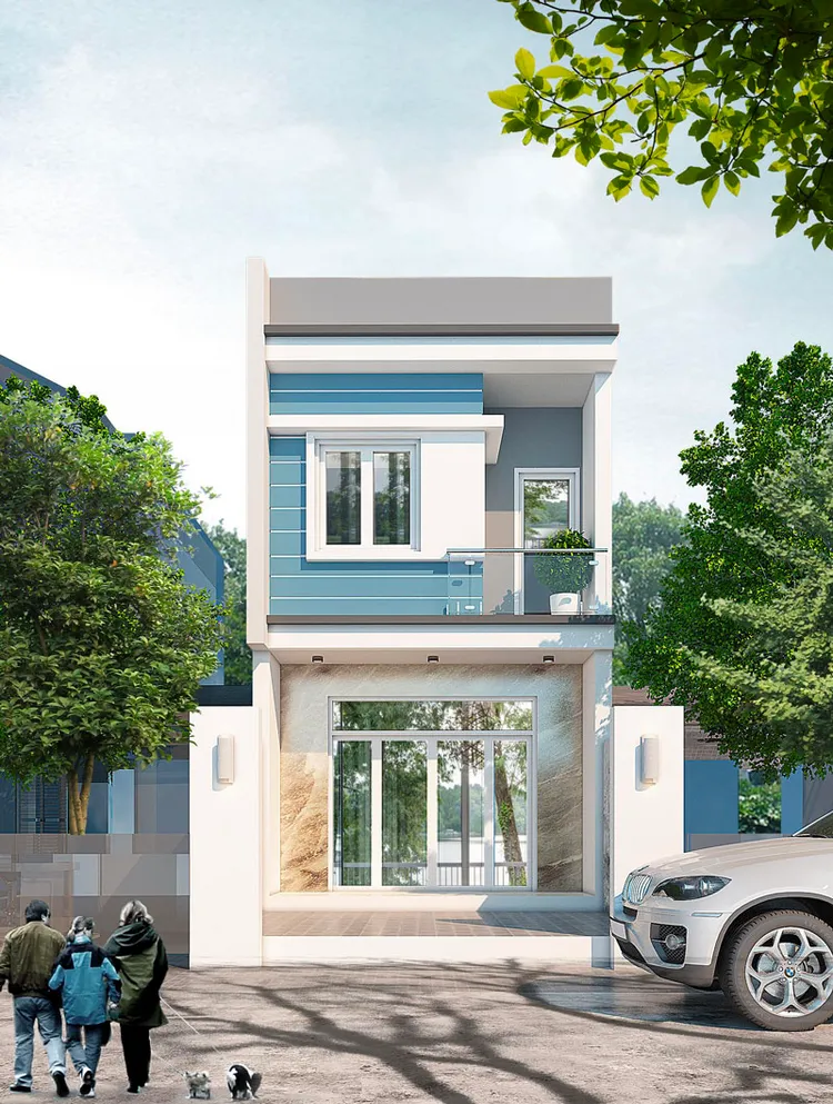 Nhà ống 2 tầng được thiết kế với mục đích tối ưu hóa diện tích sử dụng của căn nhà, đồng thời tạo ra một không gian sống thoải mái, tiện nghi cho gia đình