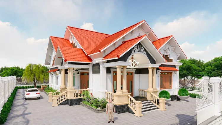 Do sử dụng các vật liệu địa phương và thiết kế độc đáo, nhà mái Thái có chi phí xây dựng tương đối cao.