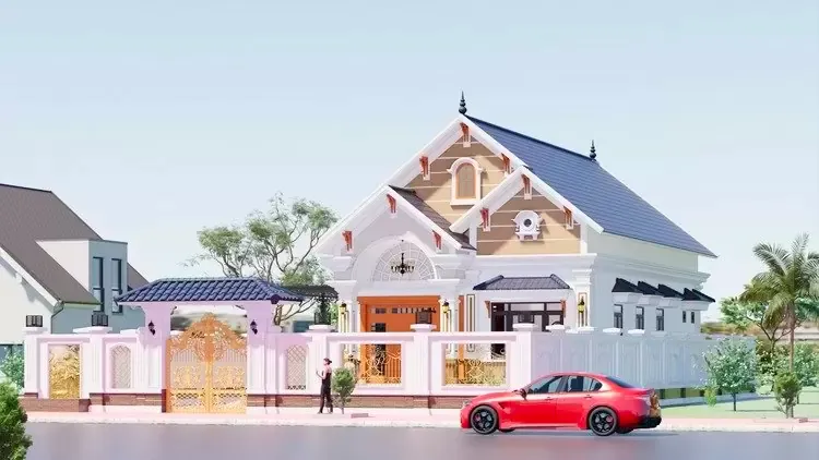 Nhà cấp 4 mái Thái có chi phí xây dựng thấp hơn so với nhiều kiểu nhà khác, do đó, nó là lựa chọn phổ biến cho những người có ngân sách hạn chế.