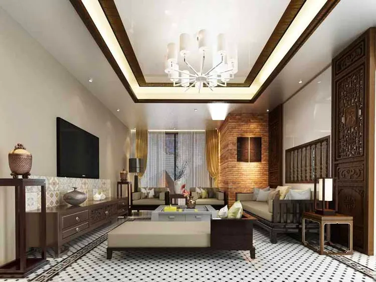 Mẫu phòng khách mang thiết kế đơn giản, nội thất được làm bằng chất liệu gỗ tự nhiên, đơn giản nhưng lại mang đến vẻ ấm áp và sức hút khó cưỡng.
