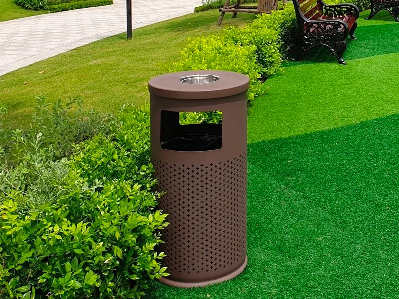 Thùng rác công cộng, sử dụng ở khuôn viên vườn nhà hoặc các diện tích rộng cần thu gom nhiều rác thải