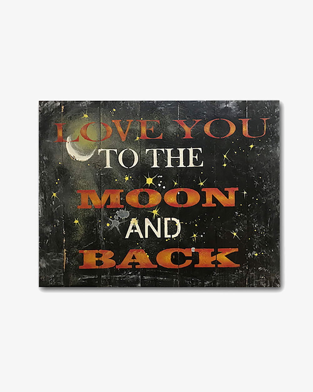 Tranh Gỗ LOVE YOU TO THE MOON & BACK 2