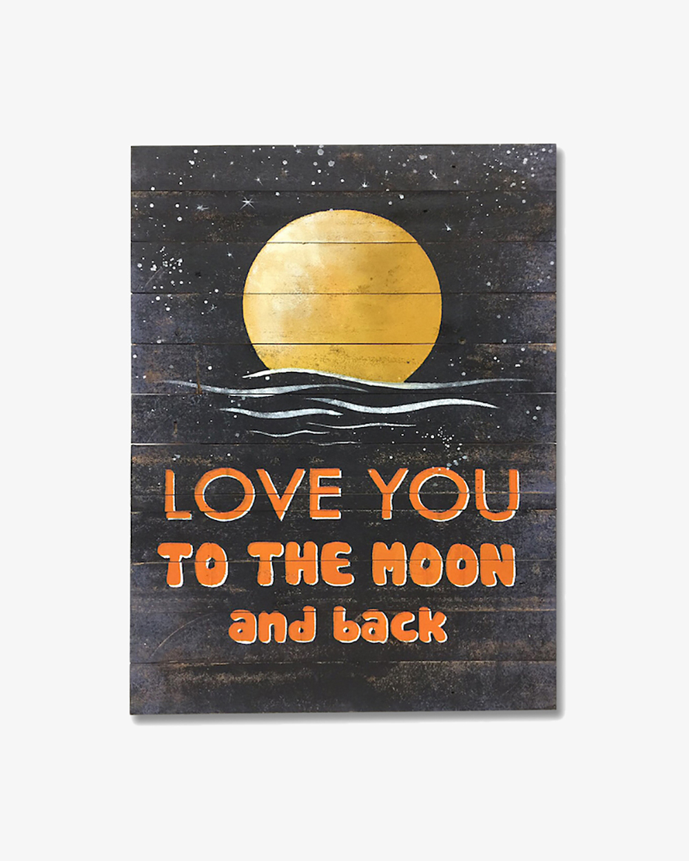 Tranh Gỗ LOVE YOU TO THE MOON & BACK 1