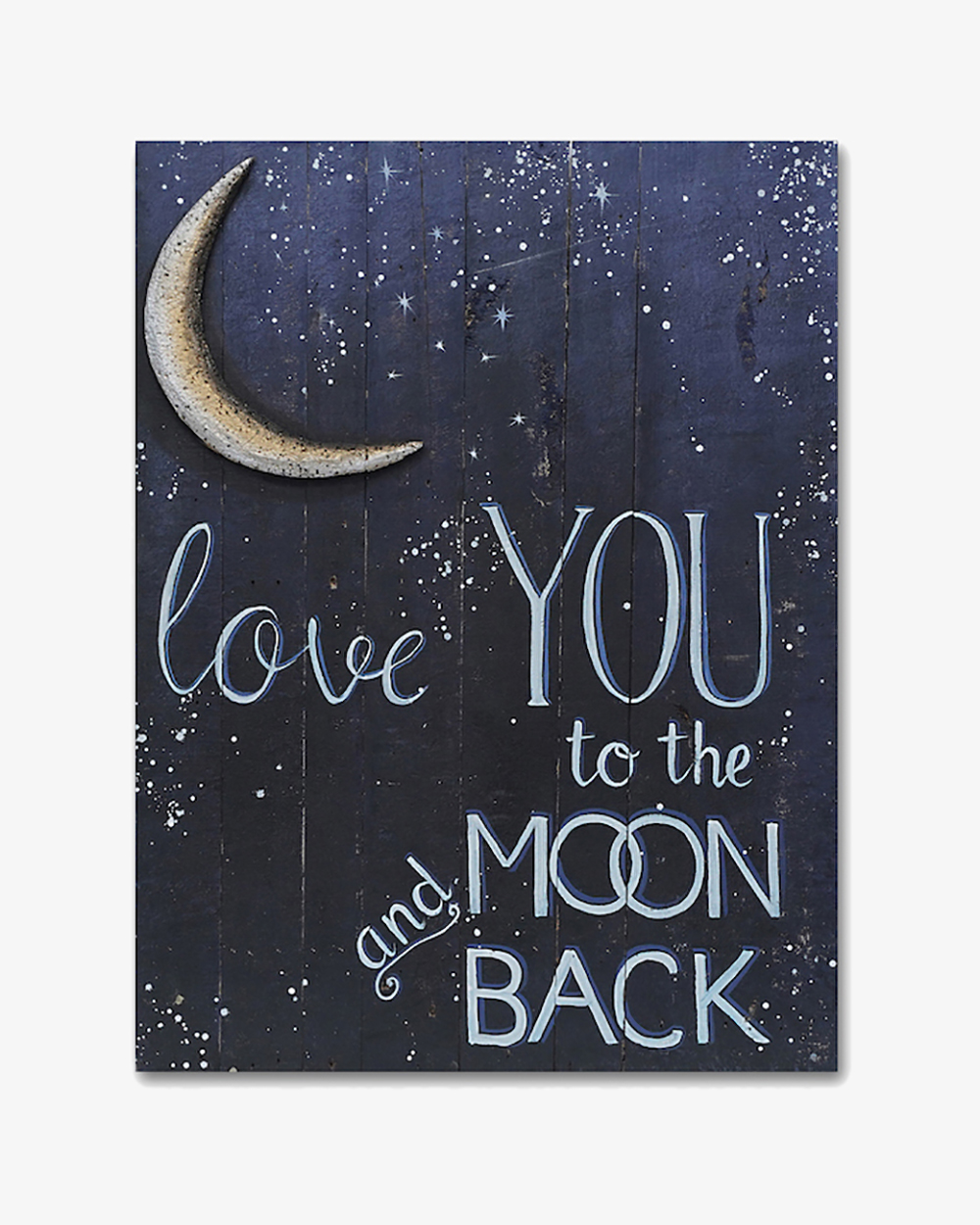 Tranh Gỗ LOVE YOU TO THE MOON & BACK 3