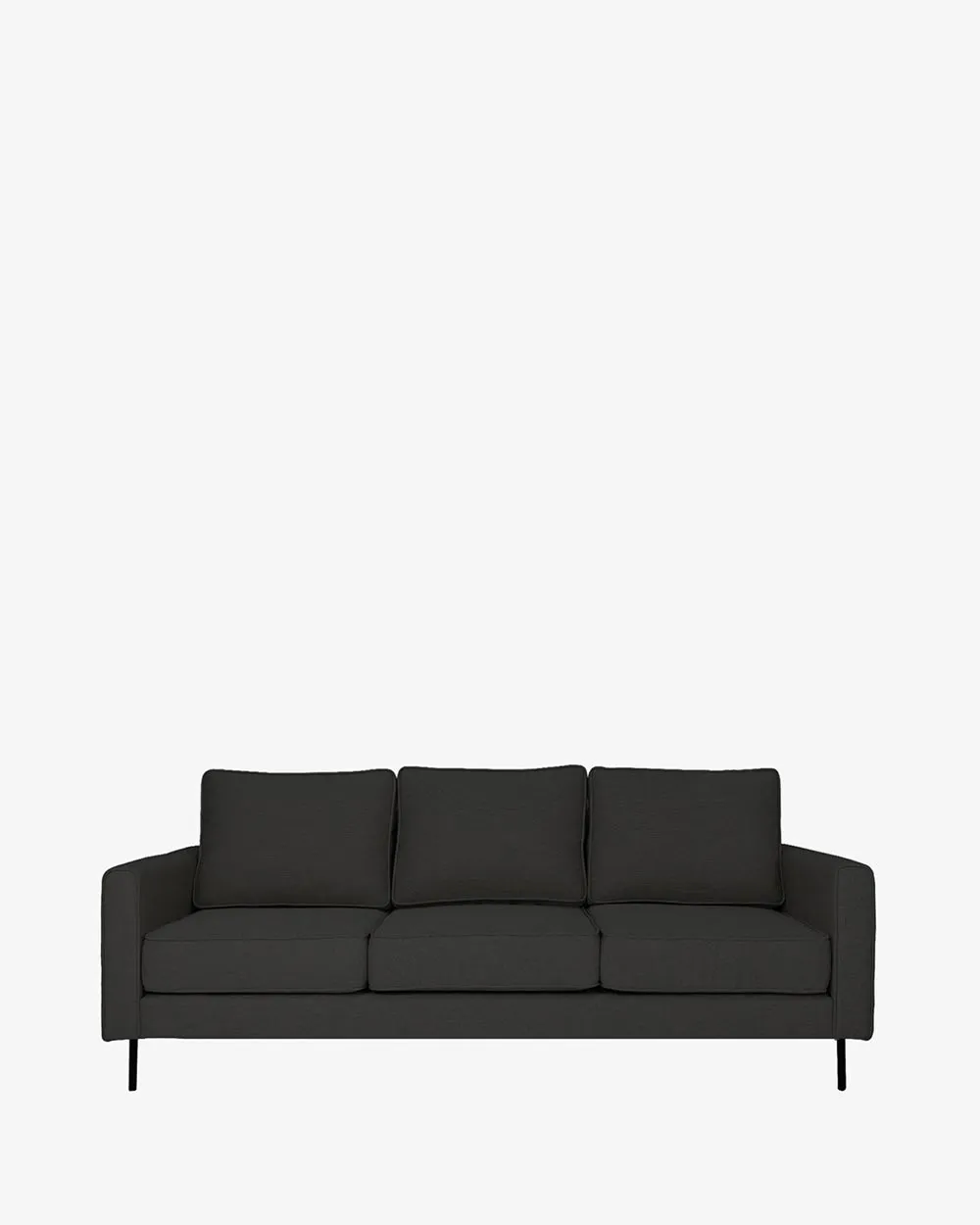 Sofa 3 Chỗ Anna Xám Đậm