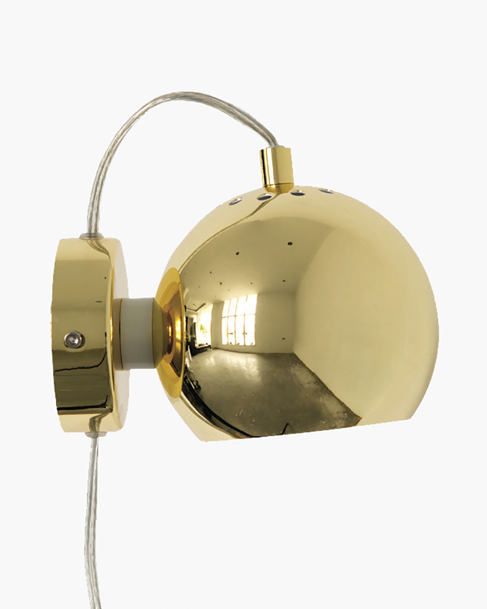 Đèn Treo Tường Ball Glossy Brass