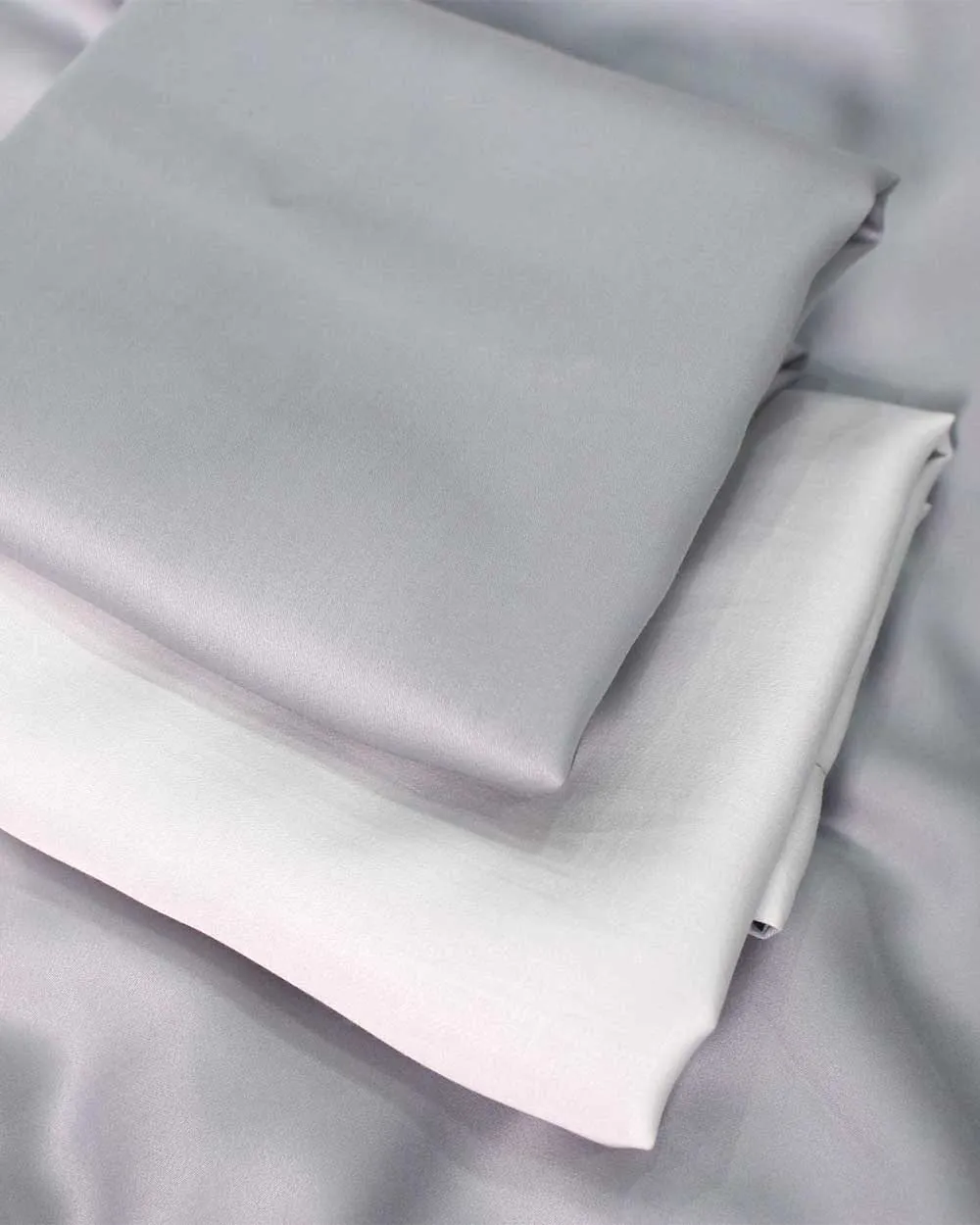 Bộ Vỏ Chăn Ga Gối Tencel Xám Trắng Bộ Vỏ Chăn Ga Gối Tencel Xám Trắng