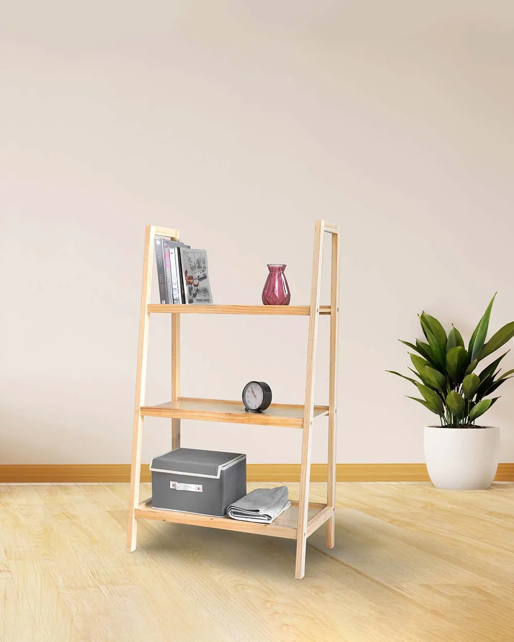 Kệ Sách 3 Tầng Nâu Gỗ Kệ Sách 3 Tầng Nâu Gỗ