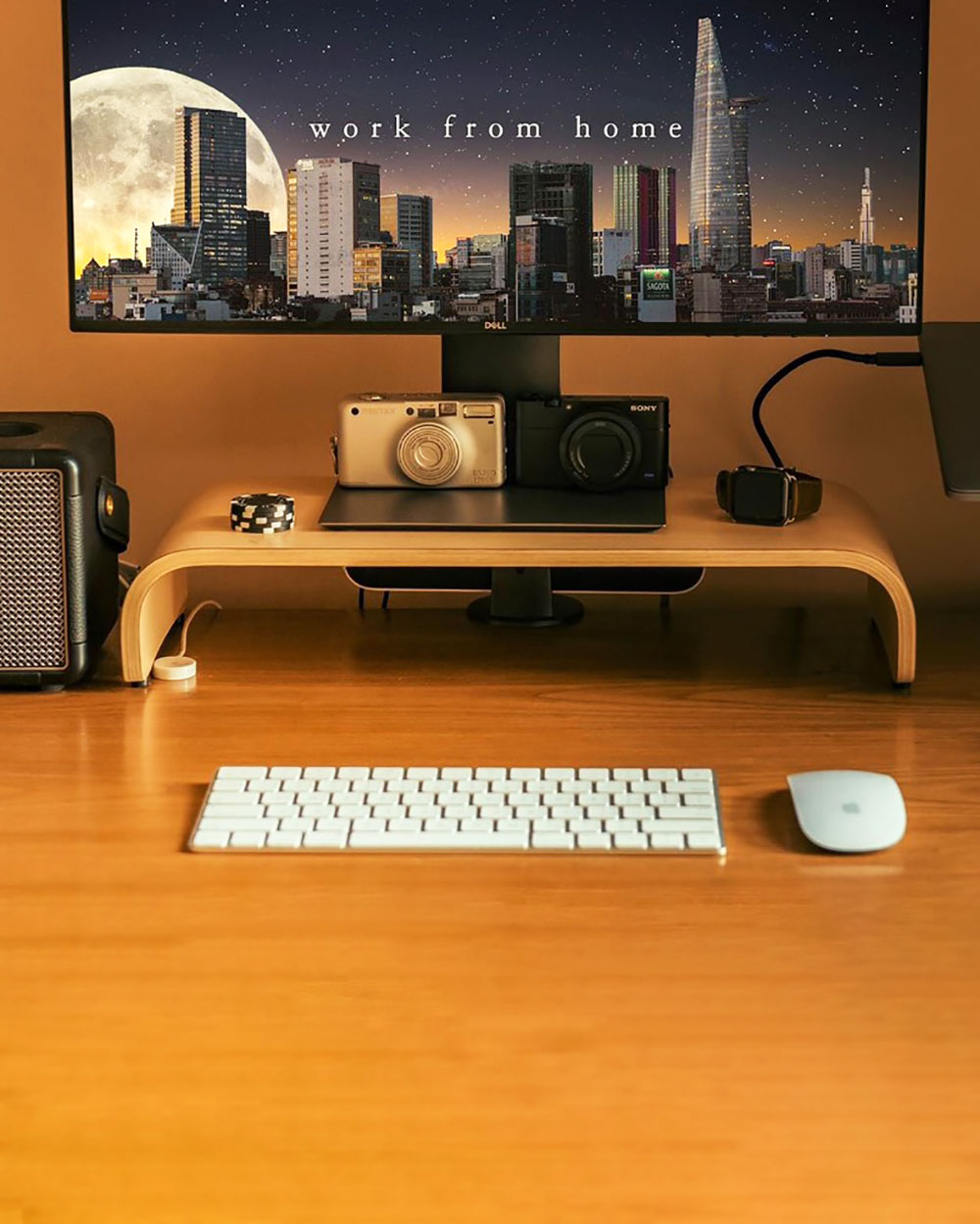 Kệ Màn Hình Monitor Stand Gỗ