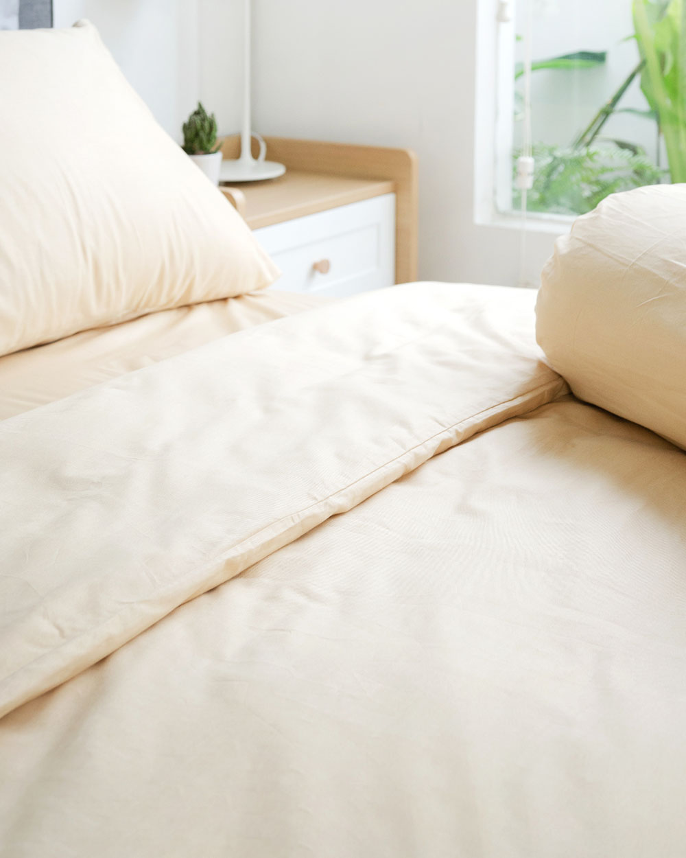 Vỏ Chăn Cotton Dysania Be