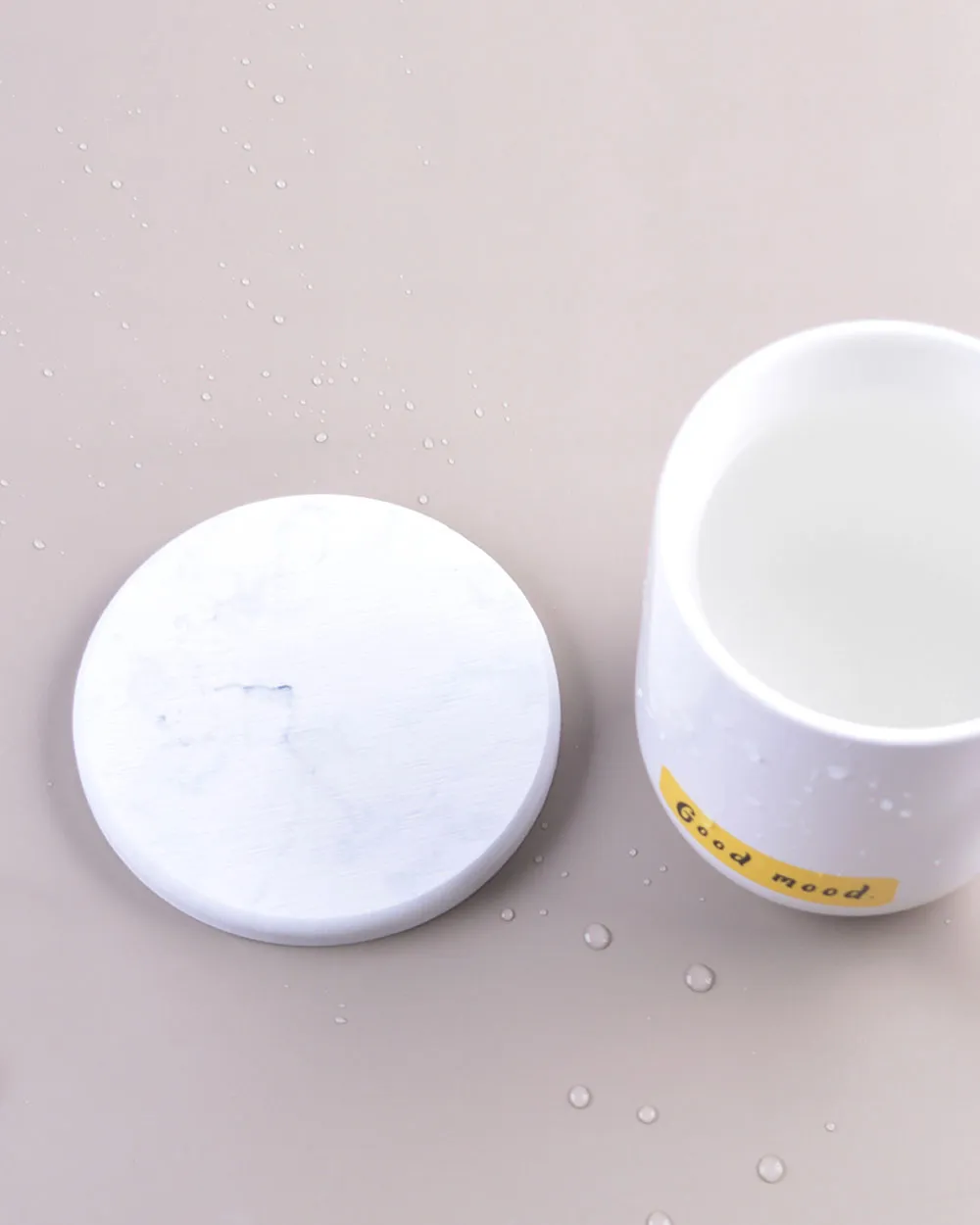 Thảm Đá Mini Tròn Marble