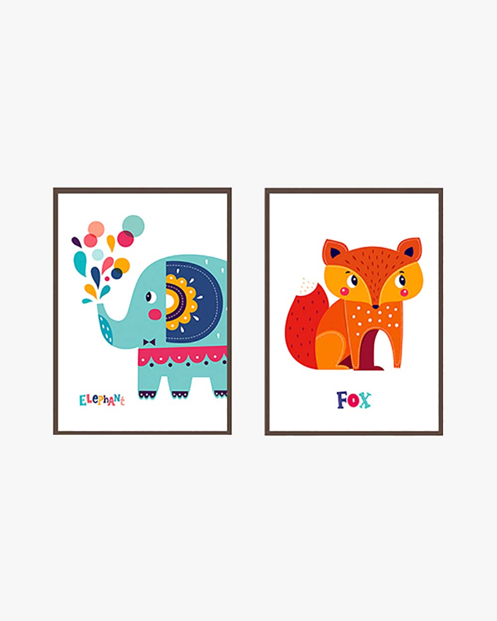Bộ 2 Tranh Canvas Phòng Cho Bé 01