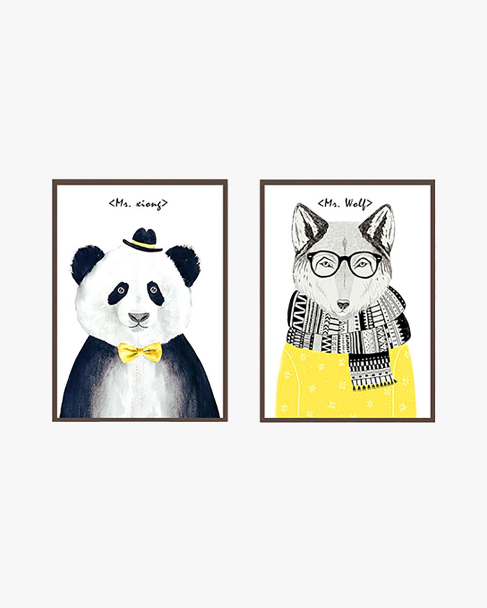 Bộ 2 Tranh Canvas Phòng Cho Bé 05