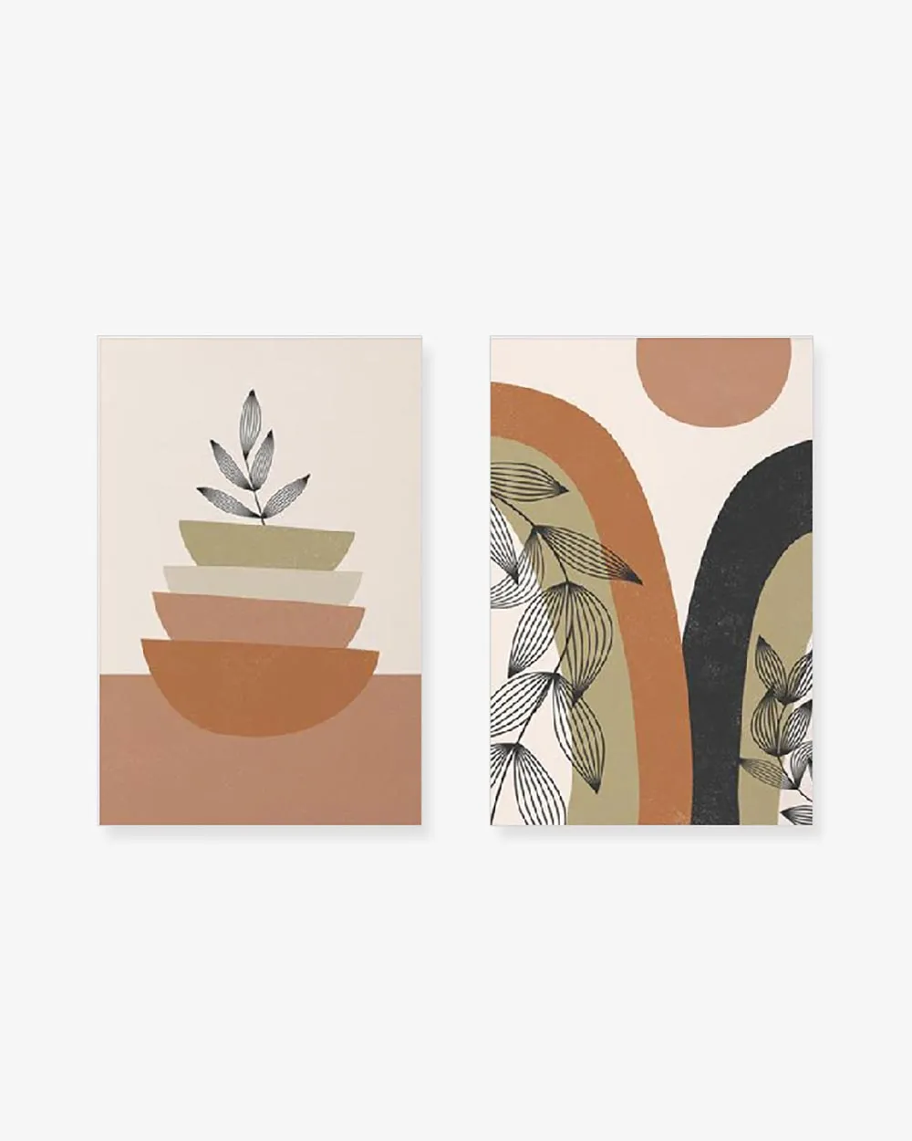Bộ 2 Tranh Lifestyle Boho Minimalism Bộ 2 Tranh Lifestyle Boho Minimalism