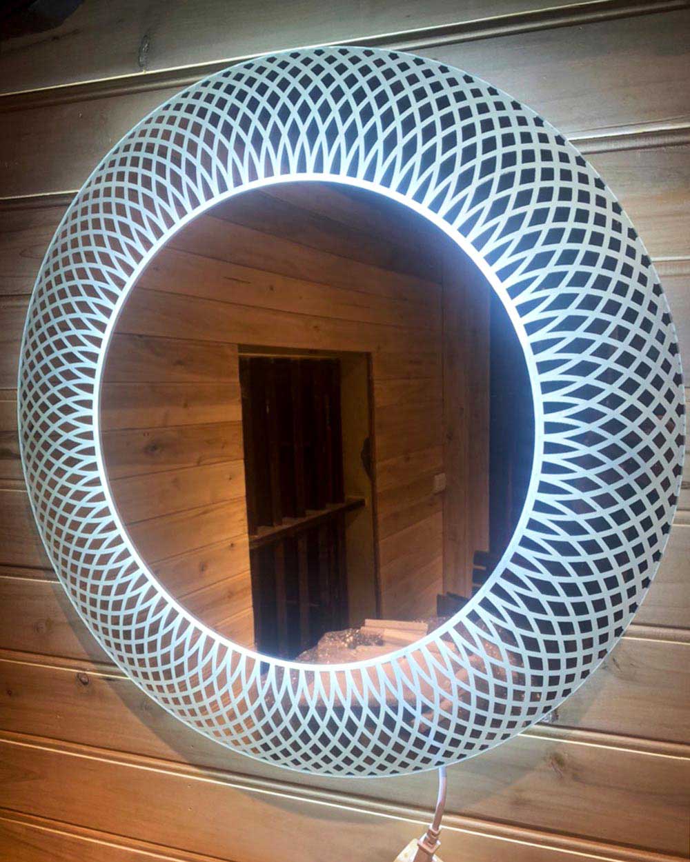 Gương LED Đan Tròn 60cm