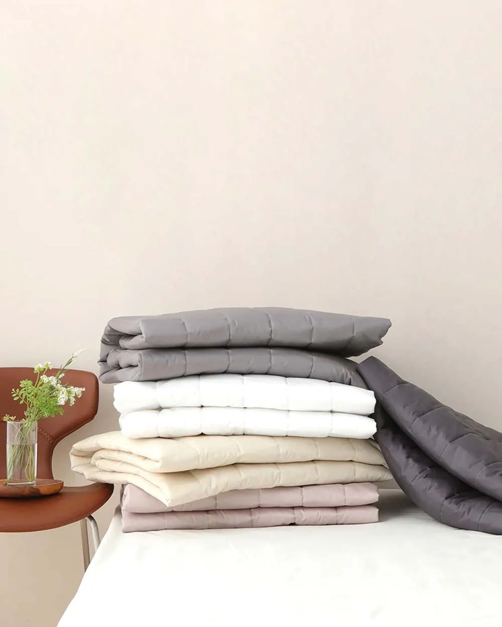 Bọc Nệm Signature Quilting Mattress Cover Xám Đậm